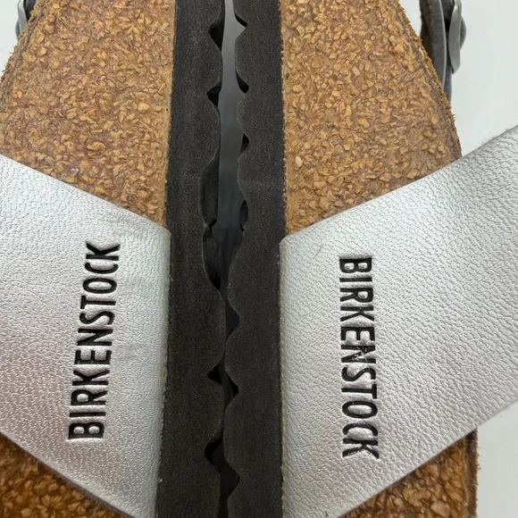 Birkenstock Silver Strap Women's Sandals - Picture 7 of 8